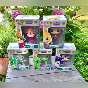 5 NEW FUNKO Pop TV He-Man Masters Of Universe Vinyl Figures Flocked Moss Man